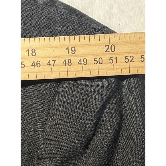 Vintage Jos A Bank Executive Collection Mens 44L 38x31 Gray Suit Banker's Stripe - Picture 10 of 16